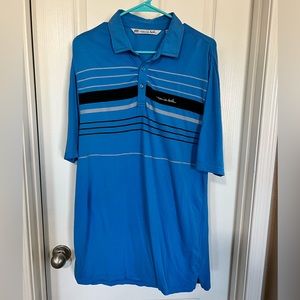 Blue Travis Mathews polo